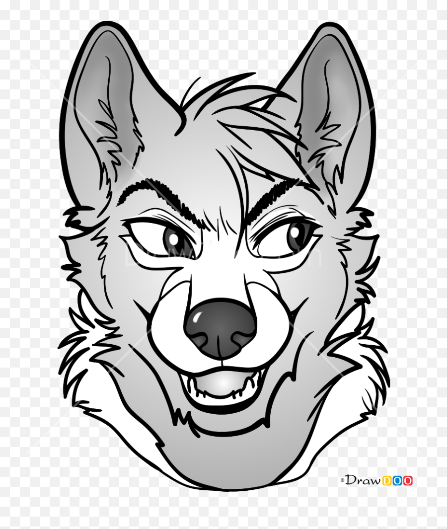 How To Draw Cartoon Wolf Tattoo Tattoo Wolfs Emoji,Wolf Emoji Art