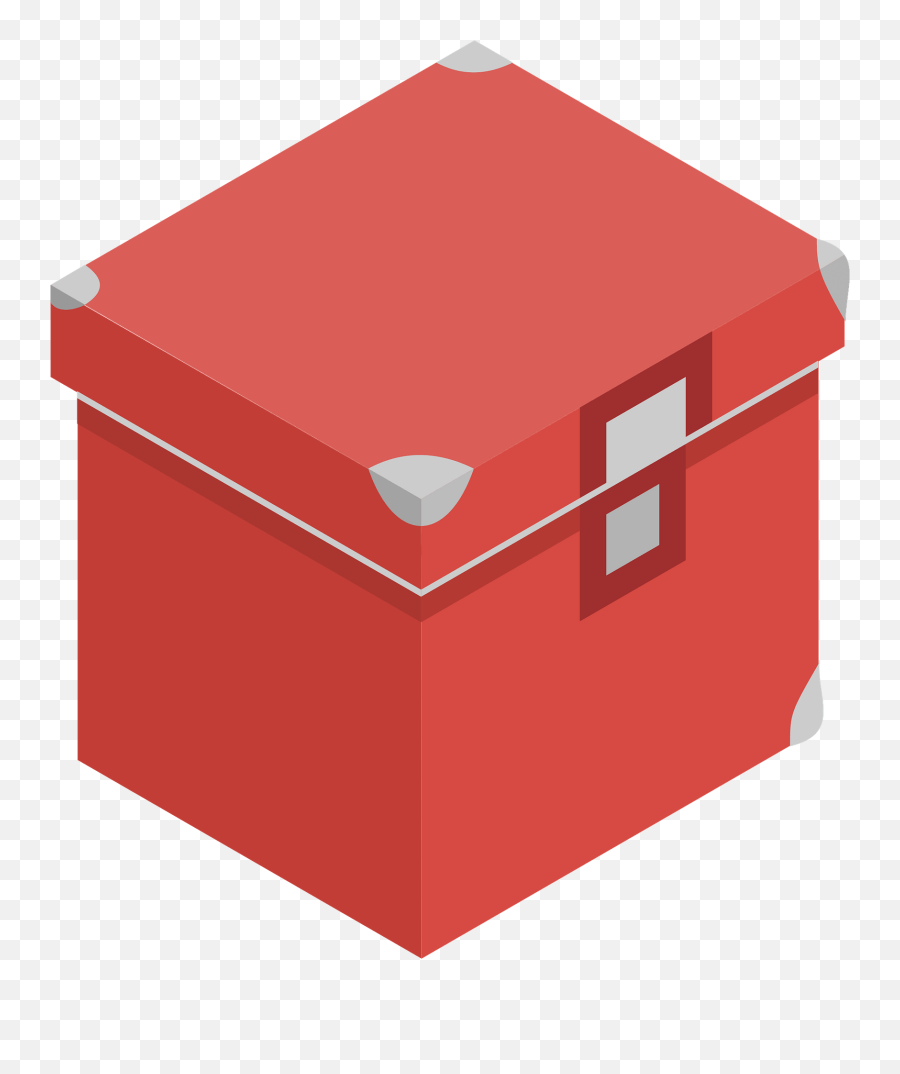 Red Metal Toolbox Clipart Free Download Transparent Png - Storage Box Clipart Emoji,Emoji Storage Box