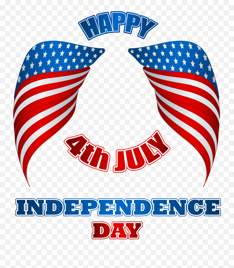 4th July American Wings Png Clip Art Image - Usa Independence Day 2020 Emoji,Independence Day Emoji