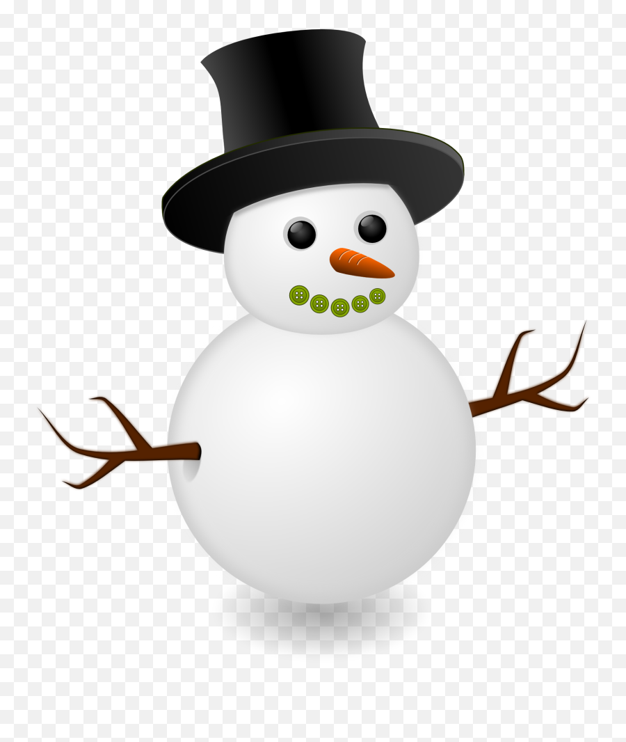 Snowman Clipart Microsoft Free Images 5 - Pupazzo Di Neve Png Emoji,Snowman Emoji