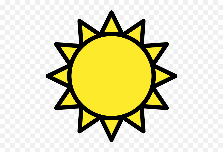 Sun Emoji - Coloring Pages Of Mountains,Sunshine Emoticon