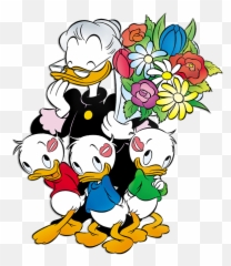 Augurio Speciale A Tutti I Nonni - Grandma Huey Dewey Louie Emoji,Emoticon Ammalato