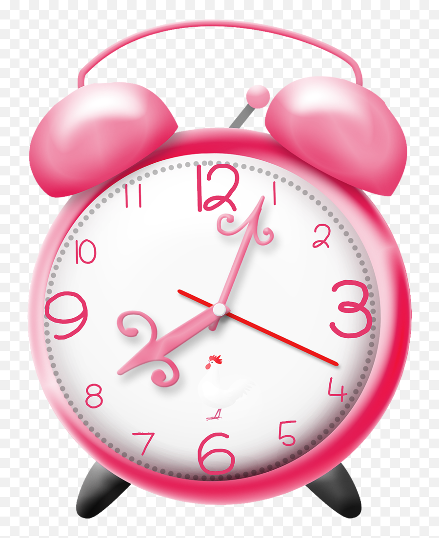 Guten Morgen Ihr Lieben - Transparent Pink Clock Png Emoji,Emoticons Beweglich Whatsapp