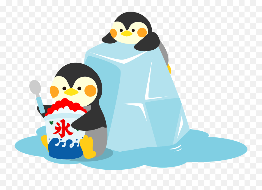 Penguins Play On Ice Clipart Free Download Transparent Png - Penguins On Ice Clipart Emoji,Penguin Emoji