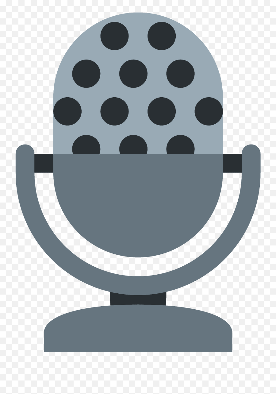 Studio Microphone Emoji Meaning With - Studio Microphone Emoji,Drum Emoji