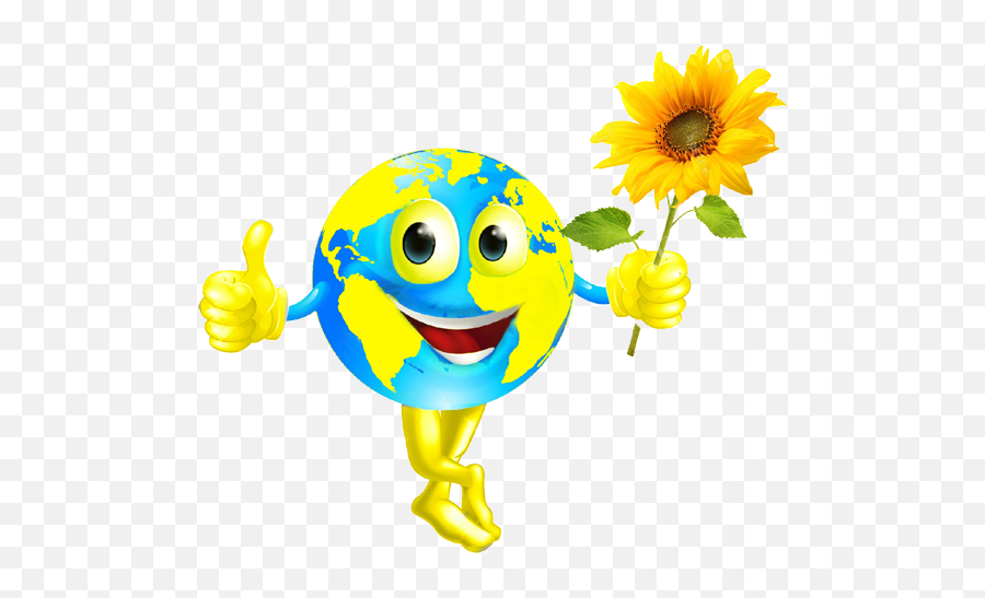 About The Day - Criglernajjar Day Cartoon Globe Man Emoji,Flower Like Emoticon Facebook