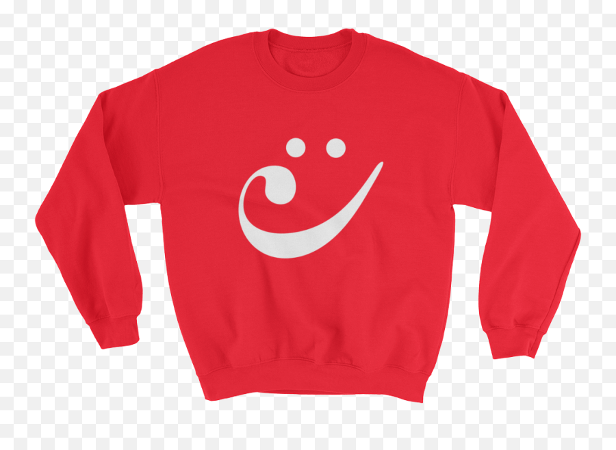 Happy Bass Clef Smiley Sweatshirt - Cape Cod Massachusetts Sweatshirt Emoji,Long Neck Emoticon