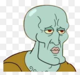 Buff Spongebob Sticker - Handsome Squidward Emoji,Buff Emoji