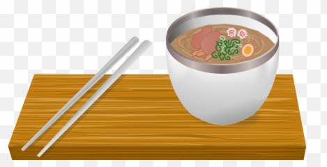 Ramen Bowl And Chopsticks Clipart - Bowl Of Ramen Clipart Transparent Png Emoji,Ramen Emoji