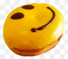 Donuts - Ritondo Happy Emoji,Corazon Sin Relleno Emoticon Png
