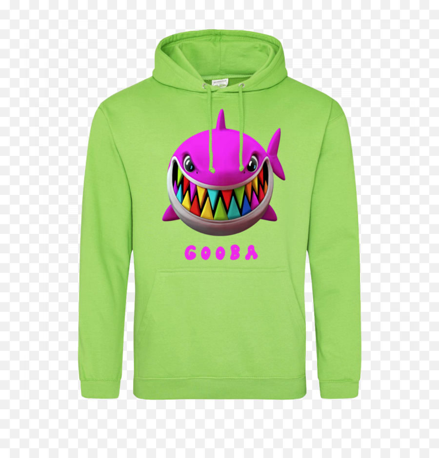 Gooba Merch - Lime Green Hoodie Shark Logo 6ix9ine Emoji,Real Emoji Black Belly Shirts