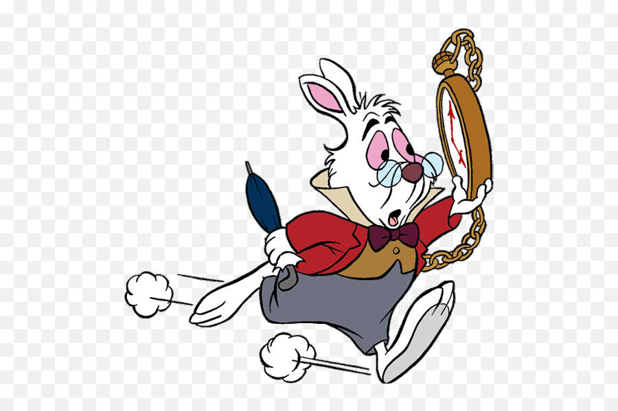 Wonderland The White Rabbit Clip Art - Disney Alice In Wonderland White Rabbit Emoji,Alice In Wonderland Emojis