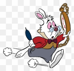 Wonderland The White Rabbit Clip Art - Disney Alice In Wonderland White Rabbit Emoji,Alice In Wonderland Emojis