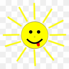 Sun Sticking Out Tongue Transparent Png - Stickpng Emoji,Tongue Sticking Out Emoticon For Facebook