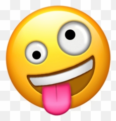 New Emoji - Crazy Face Emoji Png,Celebration Emoji