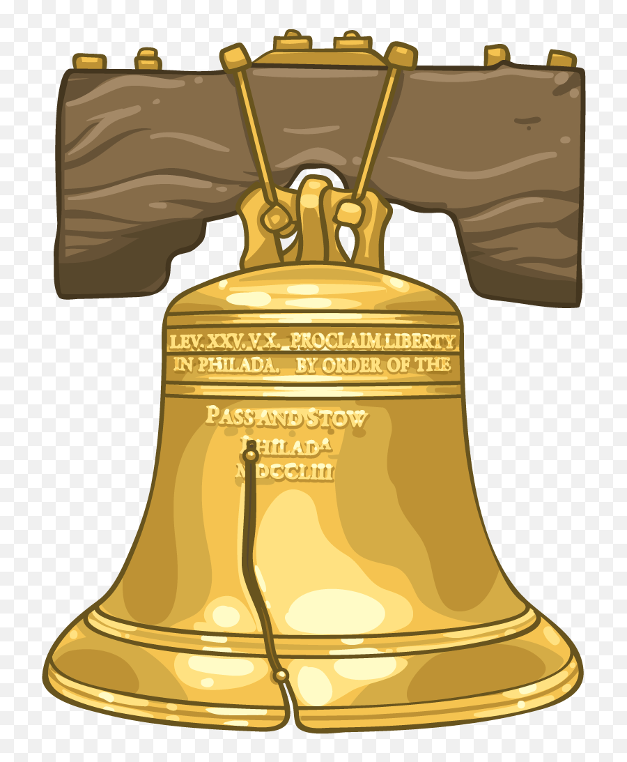 The Liberty Bell - Transparent Liberty Bell Clipart Png Emoji,Statue Liberty Emoji