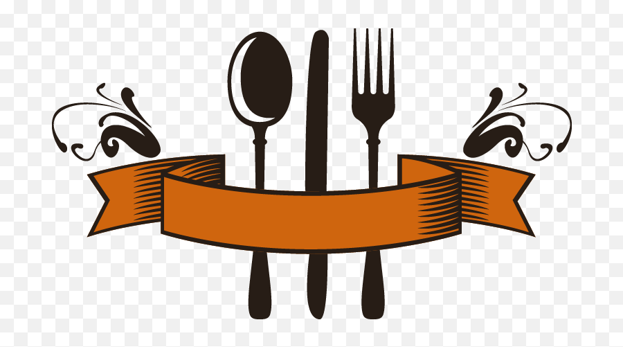 Fork Clipart Spoon Fork Logo - Restaurant Business Card Emoji,Fork Knife Plate Emoji
