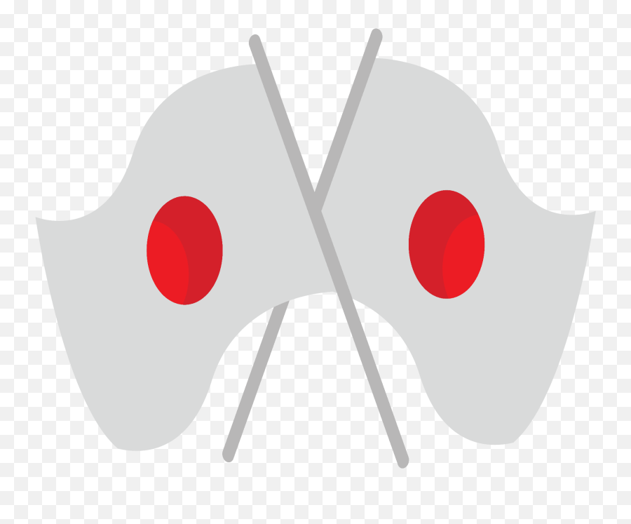 Crossed Flags Emoji Clipart Free Download Transparent Png - Dot,Japanese Mask Emoji