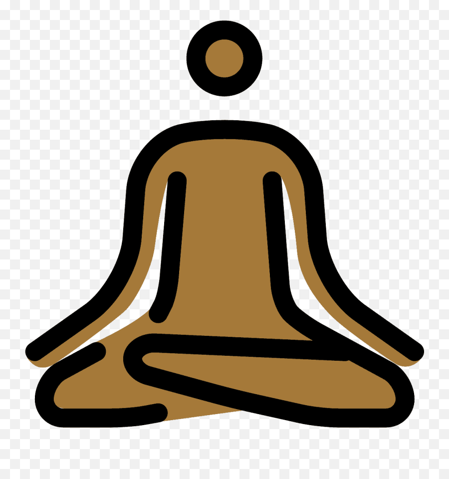 Person In Lotus Position Emoji Clipart - Religion,Lotus Position Emoji