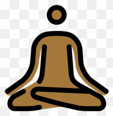 Person In Lotus Position Emoji Clipart - Religion,Lotus Position Emoji