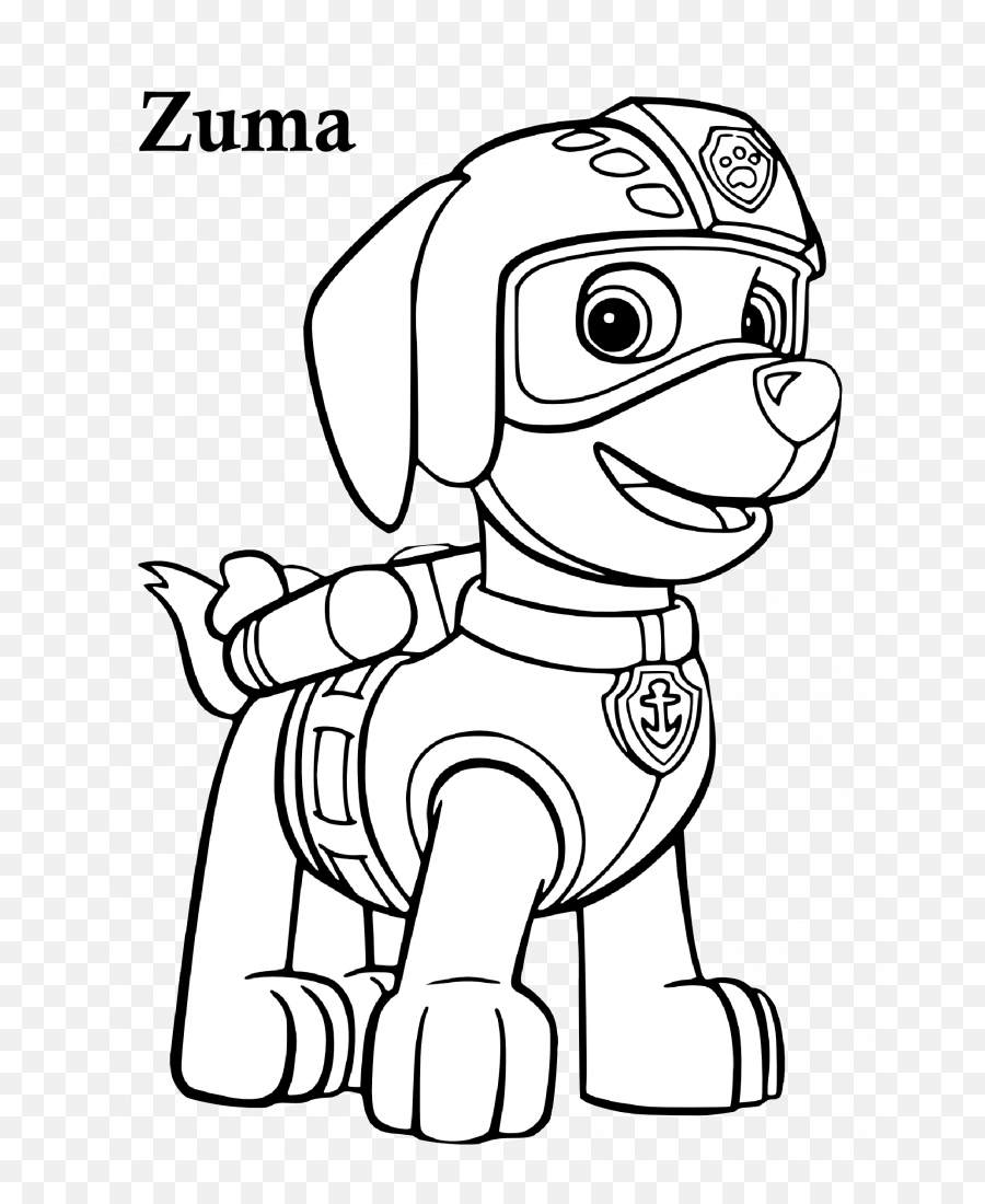 Rocky Paw Patrol Coloring Page - Paw Patrol Zuma Ausmalbilder Emoji,Disney Emoji Coloring Pages