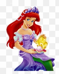 Disney Princess Ariel - Little Mermaid Ariel Princess Png Emoji,Disney Emoji Fabric
