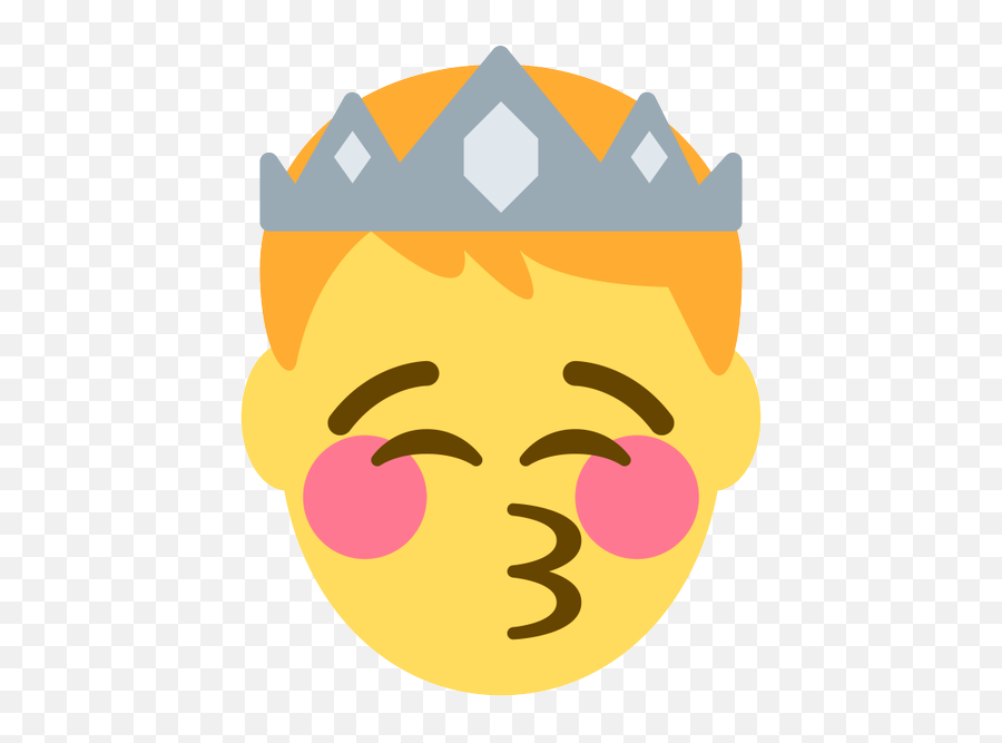 Emoji Face Mashup Bot On Twitter Prince Kissing - Happy,Kissing Emoji Images