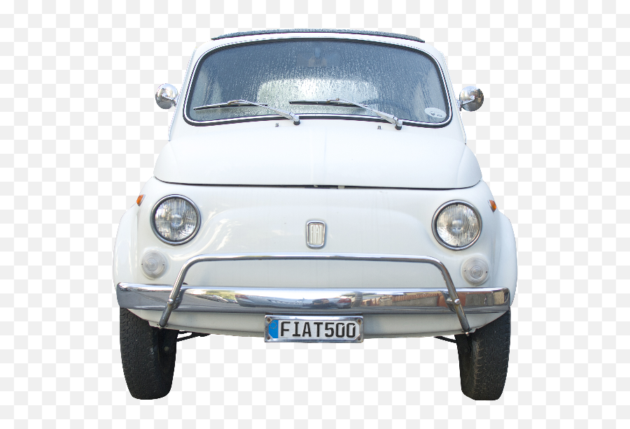 Fiat Old Car Front Png Image - Old Fiat 500 Front Emoji,Fiat Emoji