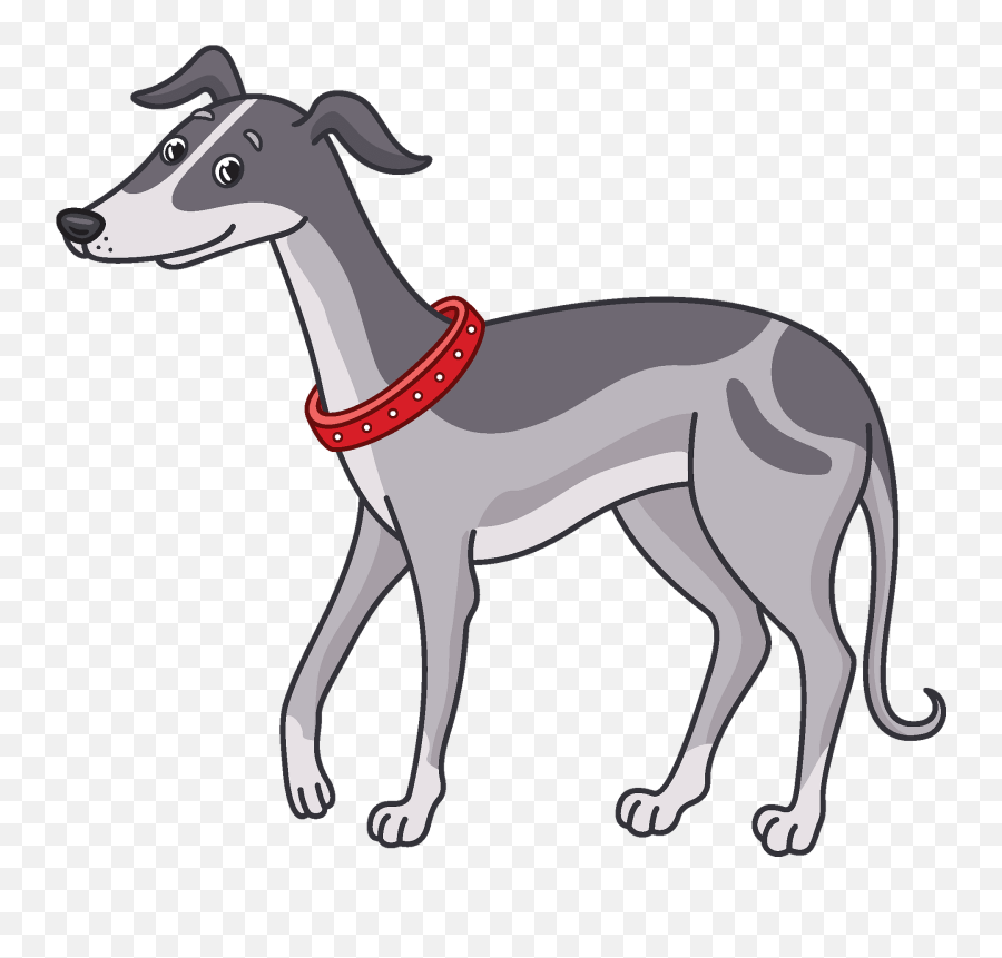 Greyhound Clipart - Clip Art Greyhound Dog Emoji,Greyhound Emoji