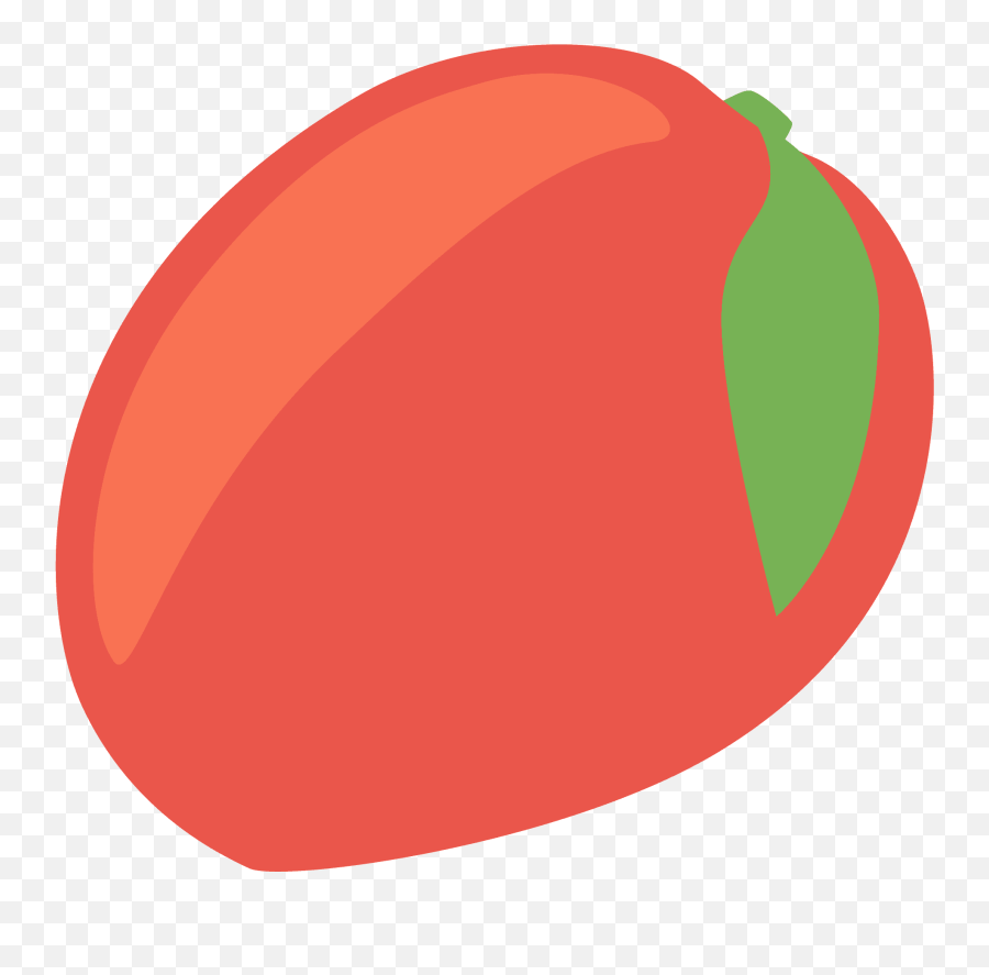 Mango Emoji Clipart Free Download Transparent Png Creazilla - Emoji Mango,New Emojis Avocado