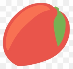 Mango Emoji Clipart Free Download Transparent Png Creazilla - Emoji Mango,New Emojis Avocado