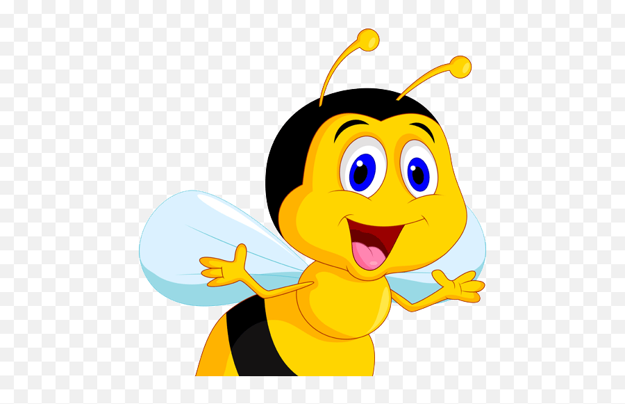 Cartoon Honey Bee Clip Art Honey Bee - Bee Clipart Emoji,Honey Bee Emoji
