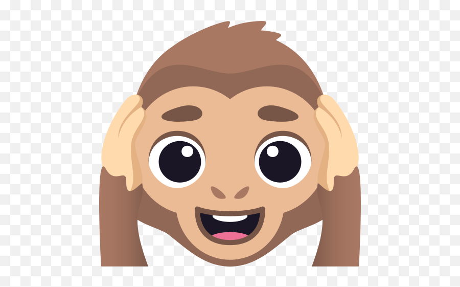 Emoji Wisdom Monkey That Doesnu0027t Hear Wprock - Emoji Changuito Tapandose Los Ojos,Tongue Sticking Out Emoji