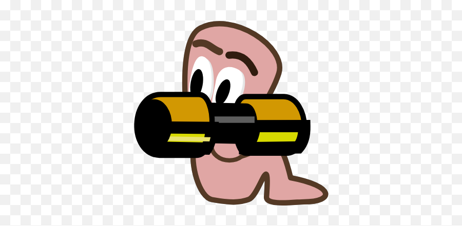 Worms Game Character 4 - R34 Worms Emoji,Beaver Rotflmao Emoticon Text