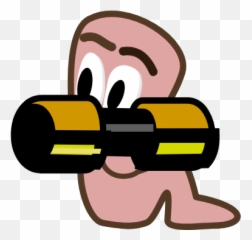 Worms Game Character 4 - R34 Worms Emoji,Beaver Rotflmao Emoticon Text