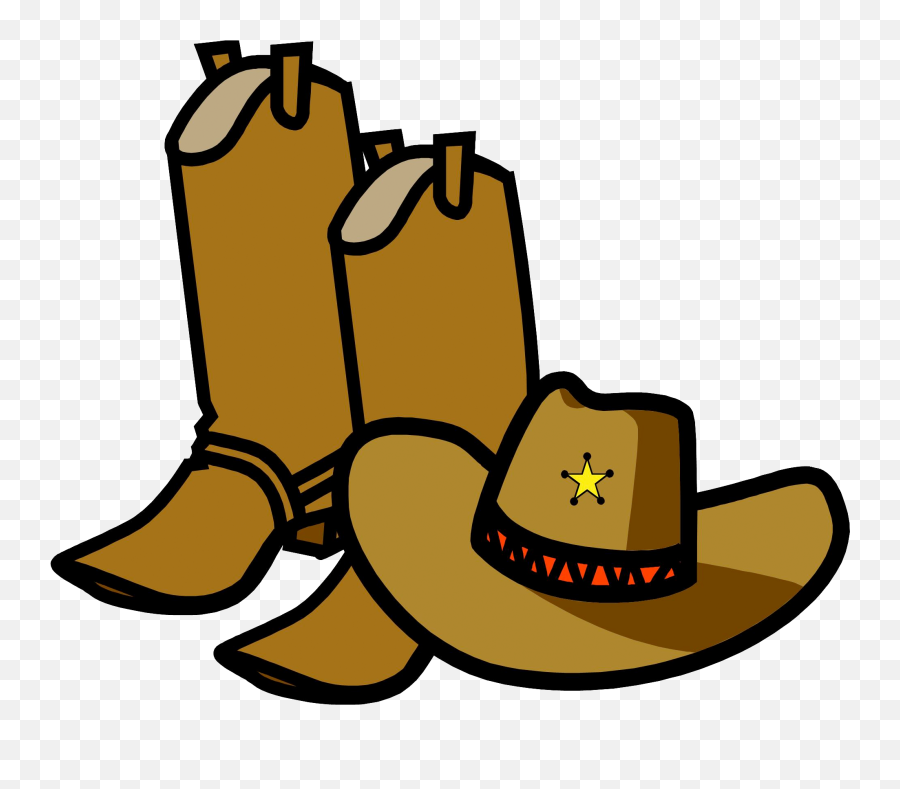 Cowboy Hat And Boots As A Picture For - Cowboy Hat Clipart Emoji,Cowboy Syndrome Emotions
