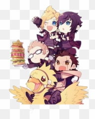 Finalfantasyxv Sticker - Final Fantasy 15 Chibi Chocobo Emoji,Emoji Finap Fantasy Xv