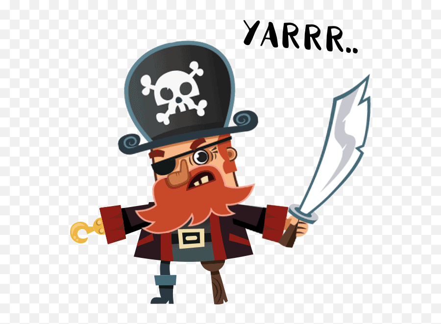 Animated Pirate Stickers By Pixel Envision Ltd - Animated Pirate Emoji,Pirate Emoticons Gif
