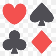Heart Spade Diamond Club Free Png And Emoji,Emoji Card Heart Spade