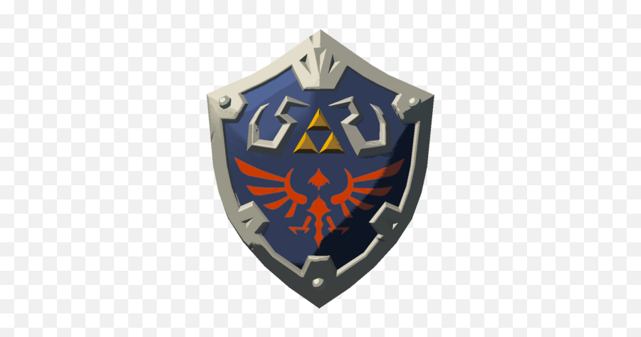 Hylian Shield - Zelda Wiki Hylian Shield Breath Of The Wild Emoji,Lightning Bolt Emoji .png