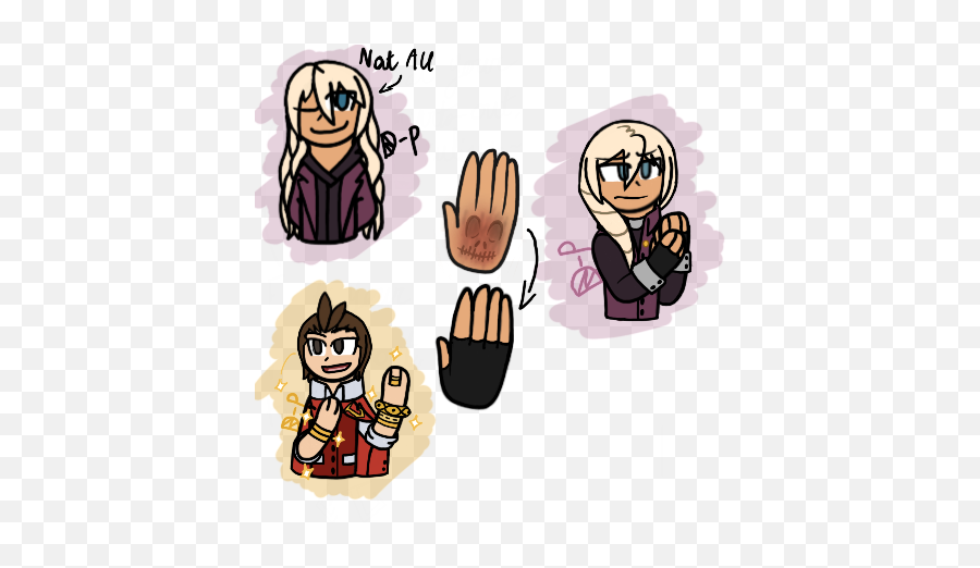 My Art Book - Klavier Dump Wattpad Sign Language Emoji,Ace Attorney Emotion