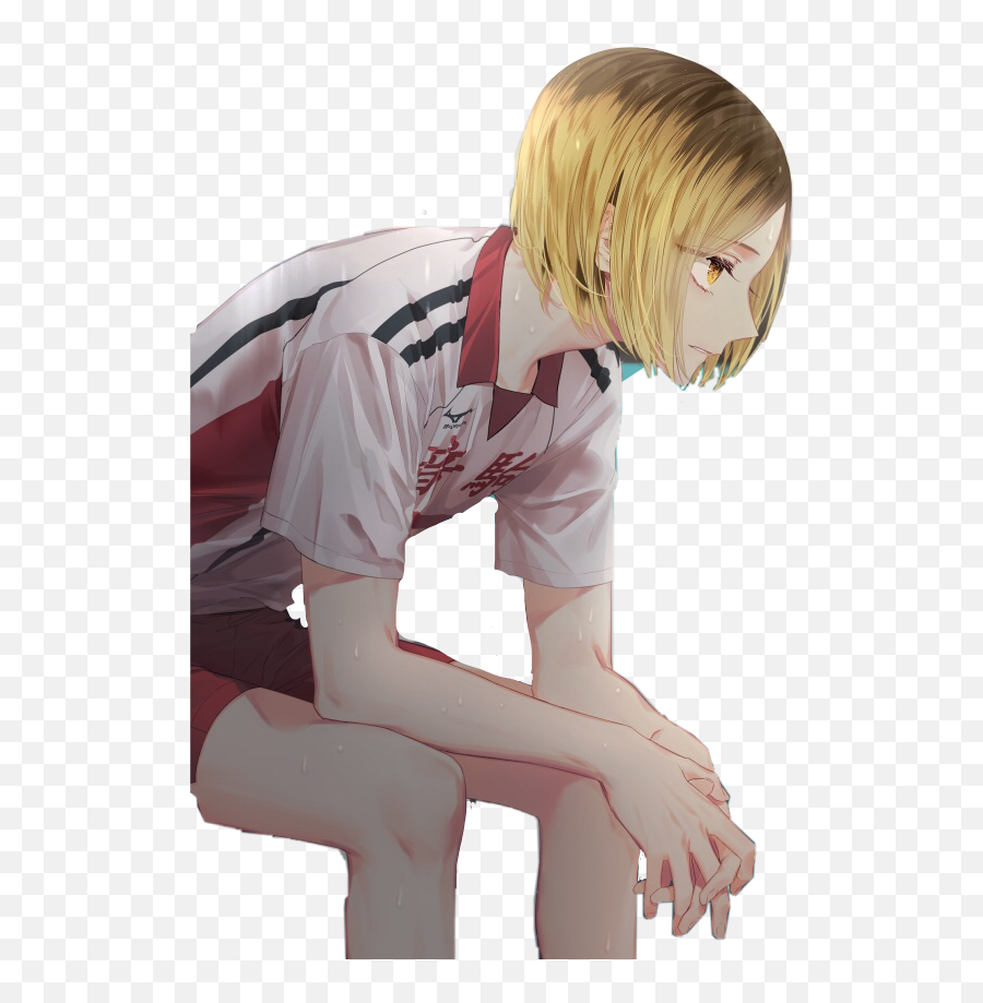 Kenna Kenma Kozume Kenmakozume Sticker By Ash Simp - Hot Kenma Kozume Fanart Emoji,Runescape Kneeling Emoji