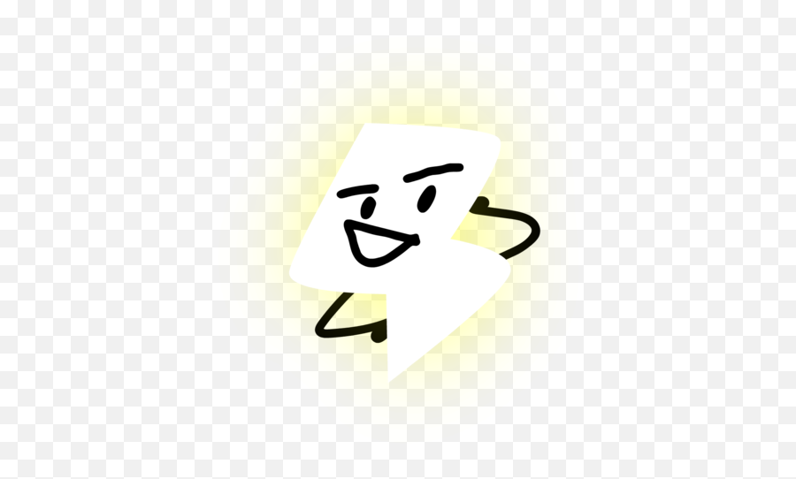 Smash - Bfdi Object Show Lightning Emoji,Lightning Bolt Emoticon