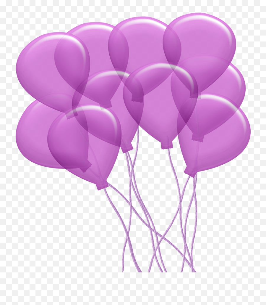 Balloons Colorful Celebrate - Purple Vector Balloons Png Emoji,Stained Glass Emotions