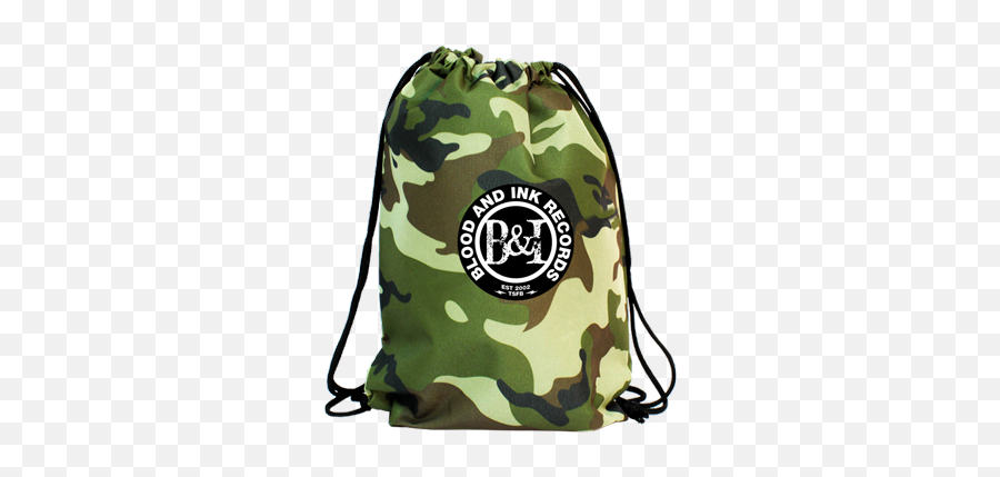 Two Tone Classic Drawstring Tote Bags Drawstring - Military Camouflage Emoji,16