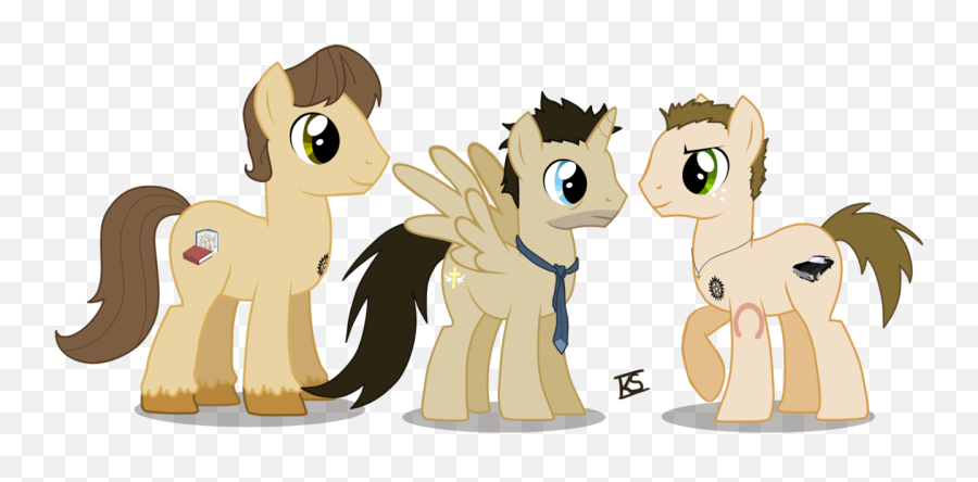 Glamourkat Castiel Dean Winchester Ponified Safe - Supernatural Mlp Emoji,Supernatural-dean Winchester Emoticons