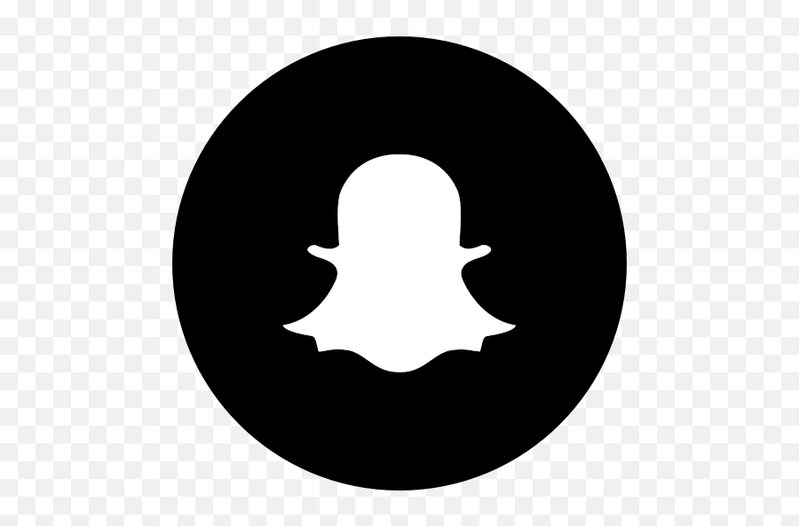 Pin - Circle Black Snapchat Icon Emoji,Snapchat Emoji Siren