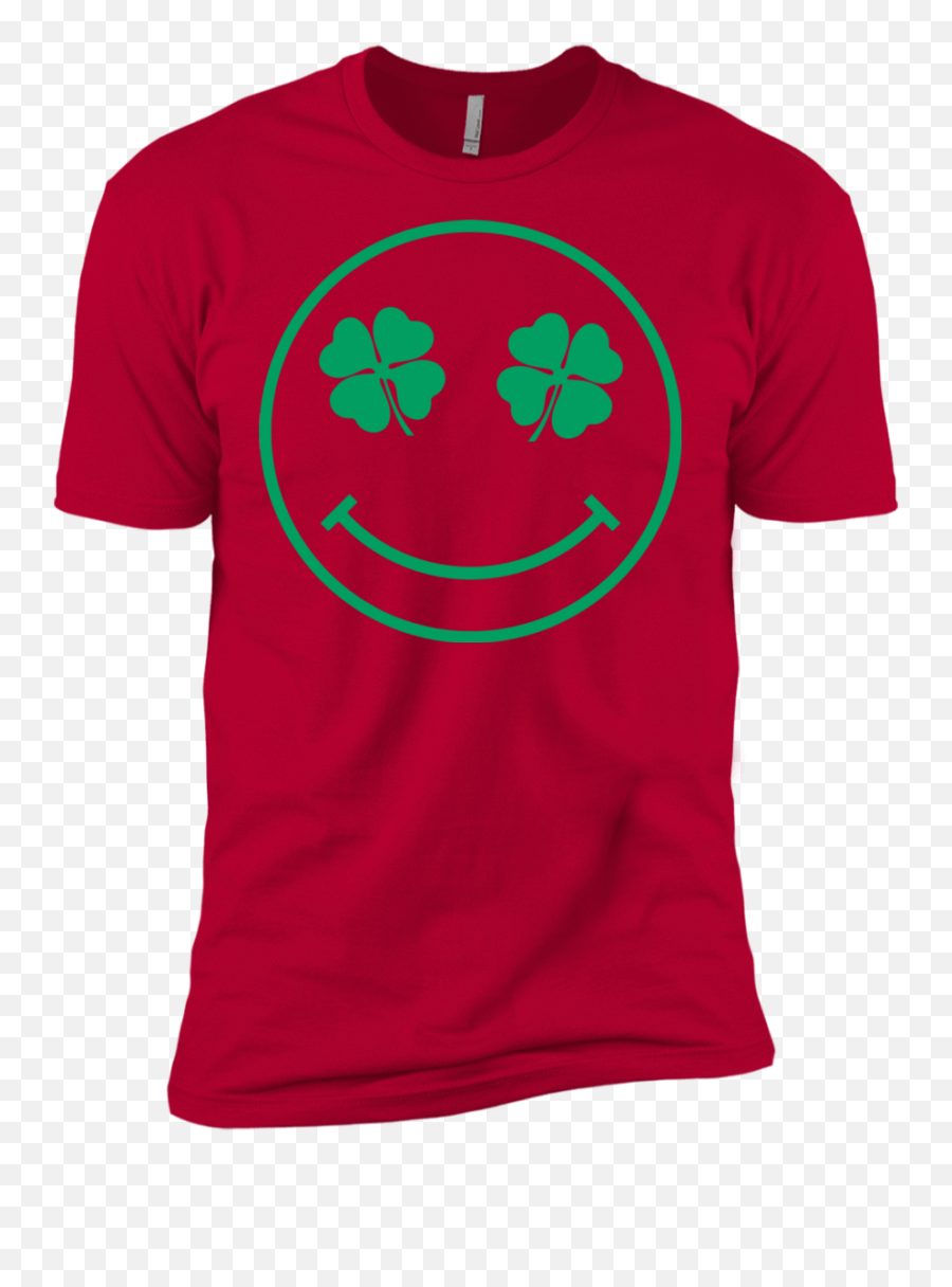 Irish Smiley Mens Premium T - Devil Reminds You Of Your Past Remind Him Of His Future Emoji,Emoticon T Shirts