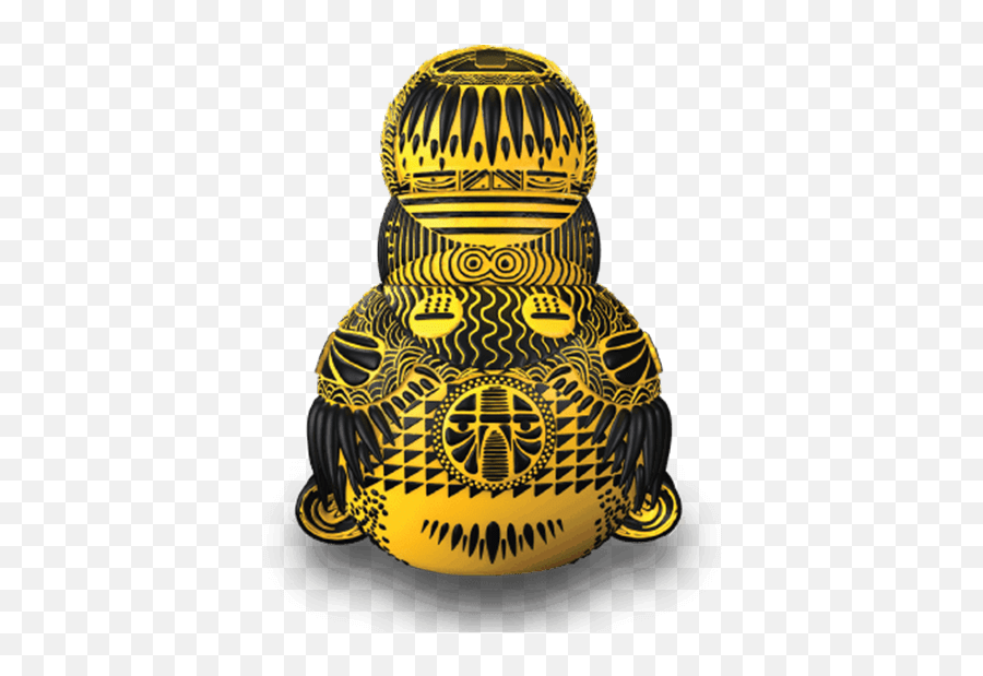 Monsterball Yellow Totem Inverted Museum Of Toys Indonesia - Yellow Totems Emoji,Tree Hugger Emoticons