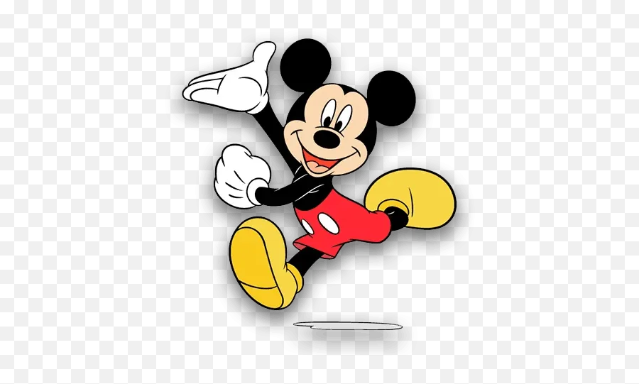 Mickey And Minnie Mouseu201d Stickers Set For Telegram - Mickey Mouse Vector Hd Emoji,Mickey Minnie Mouse Emoticon
